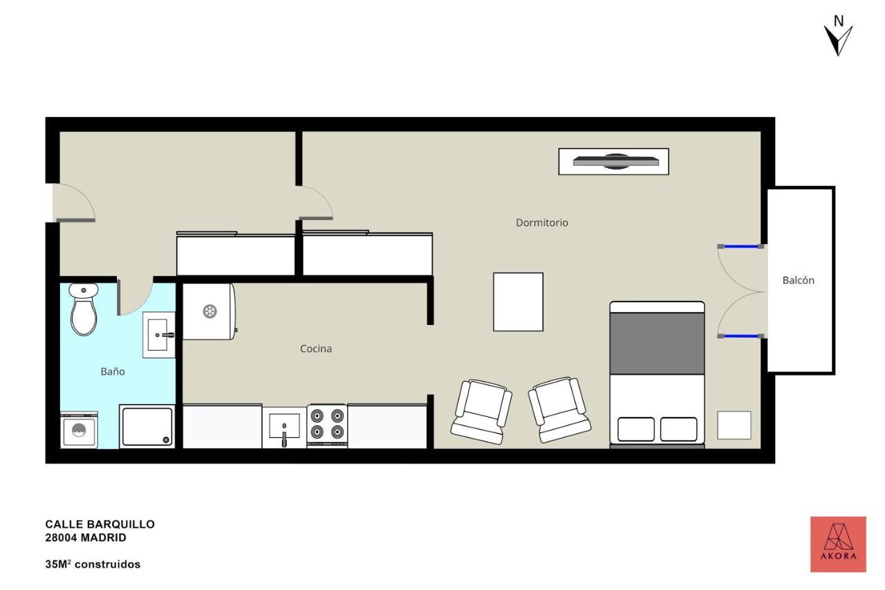 Estudio Calle Del Barquillo Madrid Dış mekan fotoğraf